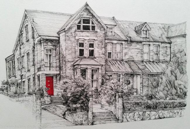 House Portrait Silverdale Rd Eastbourne