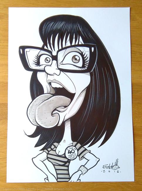 40th Birthday Gift Caricature