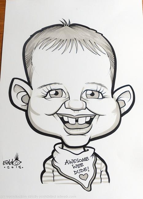 Caricature Gift for a Toddler