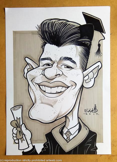 Graduation Gift Caricature