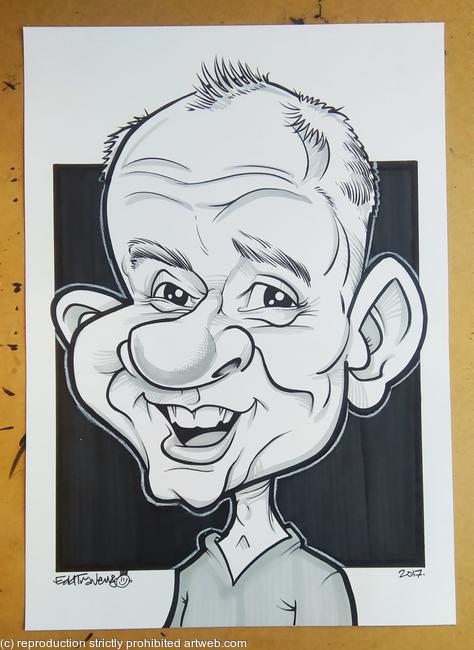 Retirement Gift Caricature
