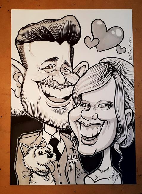 Commission A Personalised Caricature by Edd Travers