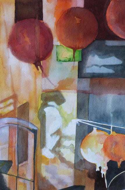 Three large lanterns - China Town