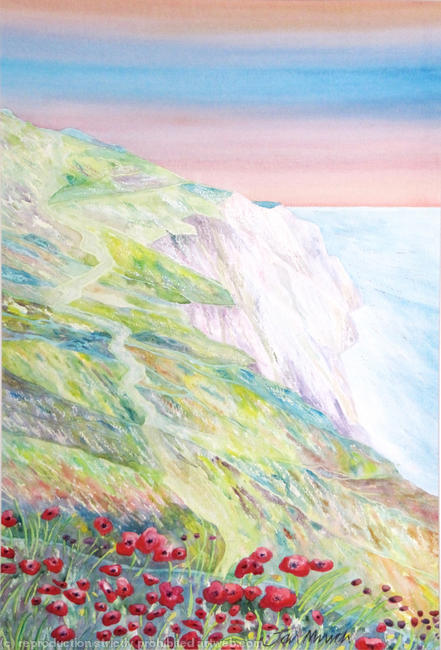 Clifftop Poppies
