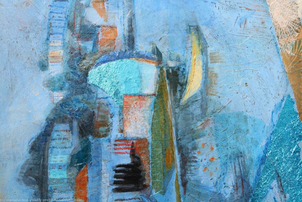 Blue Wharf, detail.