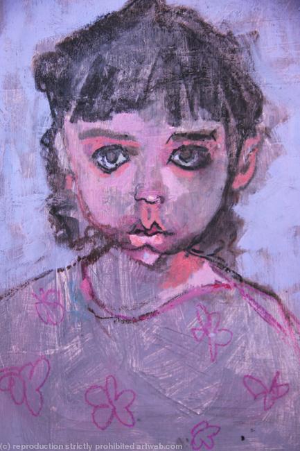 Violet Eyed Girl, detail