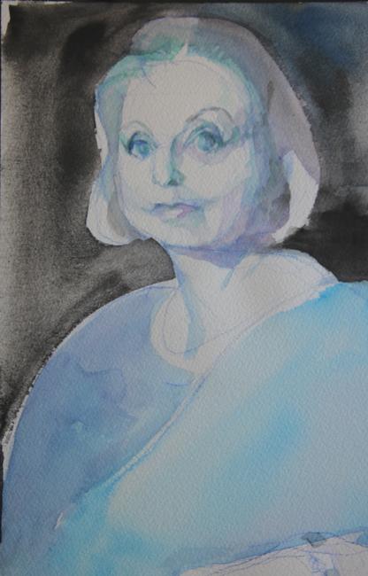 Hilary, blue