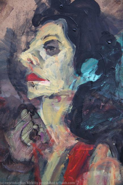 Red Dress, detail