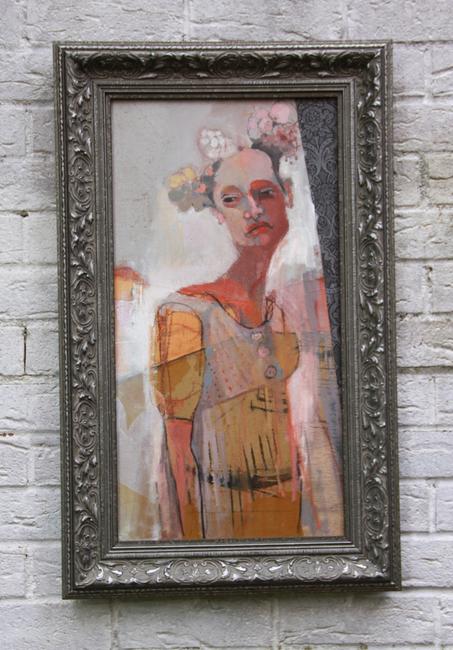 Venetian Girl; Frame detail