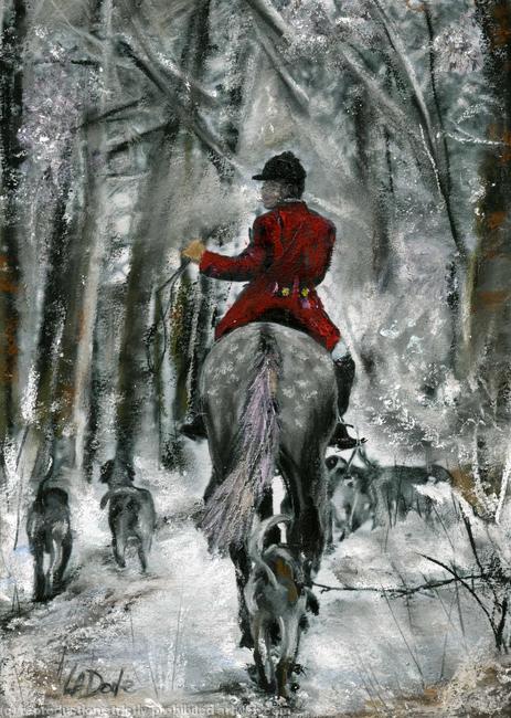 Through the snow