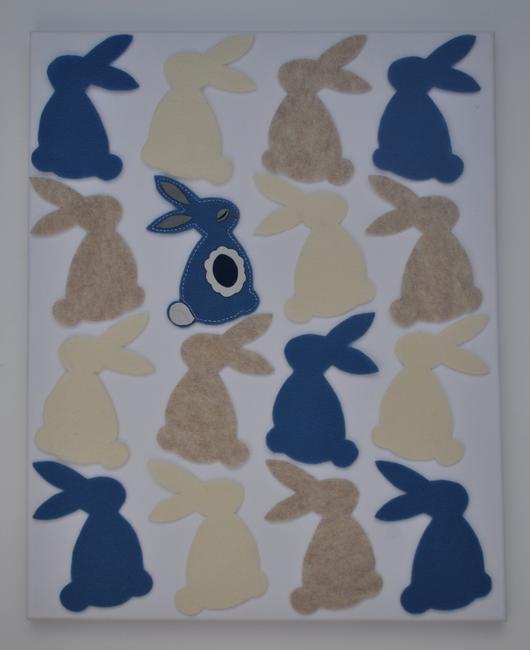 Bunnies - blue