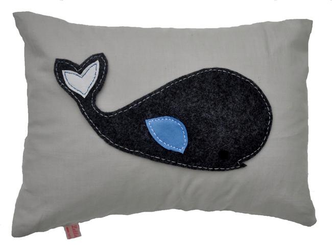 Whale - charcoal grey