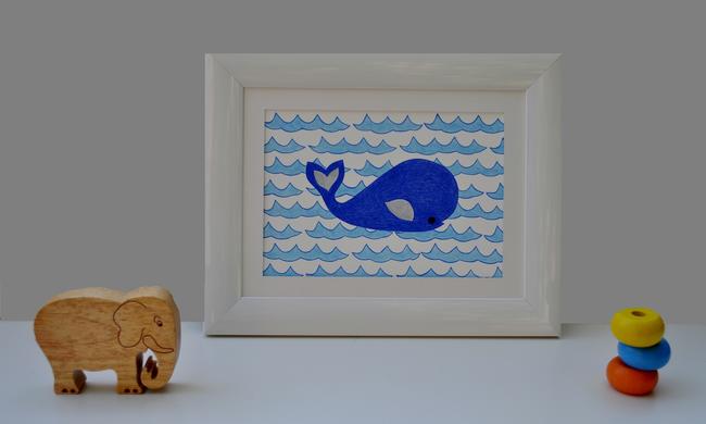 Whale Print