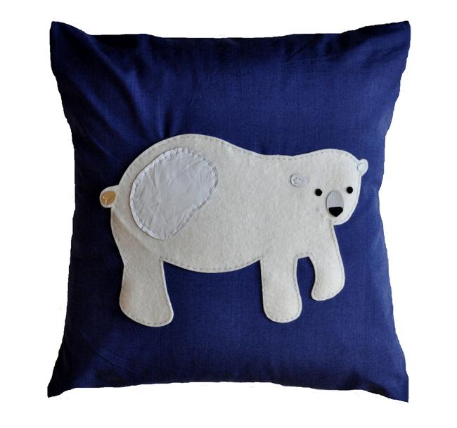 Polar Bear Cushion Small