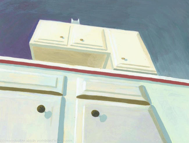 Shadows dart past, The kitchen door, I'm not alone, As I was before... But this is my house! So who are you! What did you say?! You live here too?