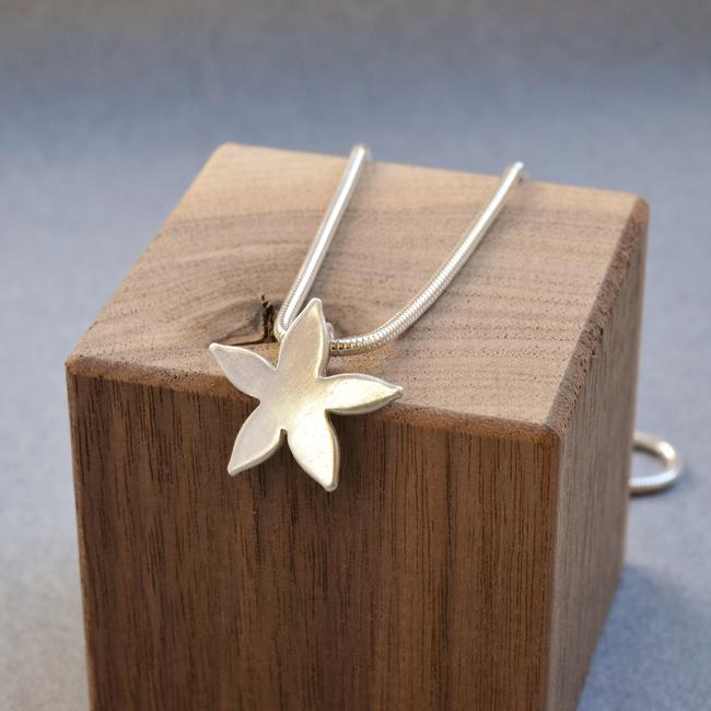 Starflower for Aleppo silver necklace