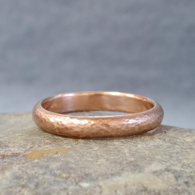 Handmade fairtrade gold wedding ring