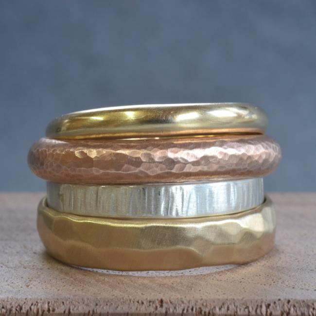 handmade fairtrade gold wedding rings