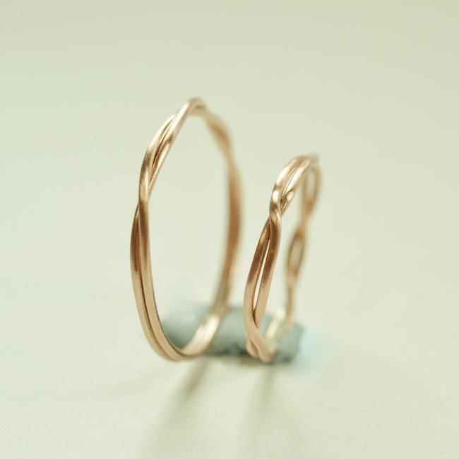 handmade fairtrade gold wedding rings
