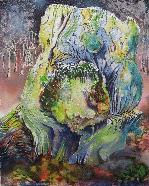 Oak Stump, Sherwood Forest