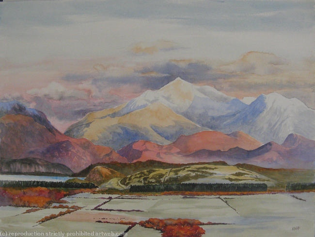 Snowdon in winter - early morning