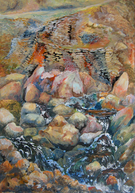 Old workings by the Watkin Path, 1
