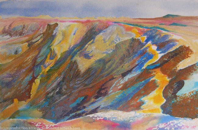 Parys Mountain, evening shadows
