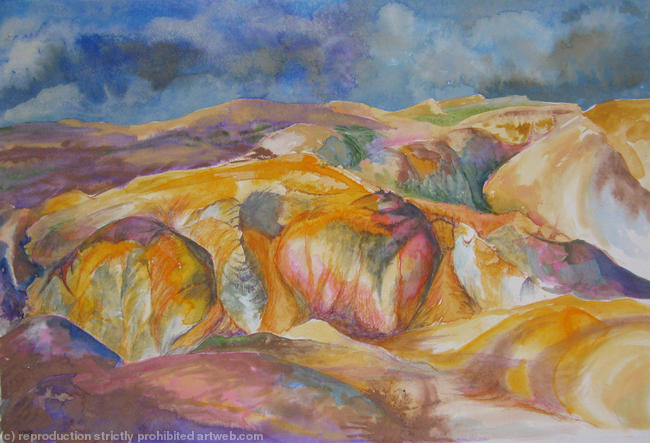 Parys Mountain, earth colours, 2