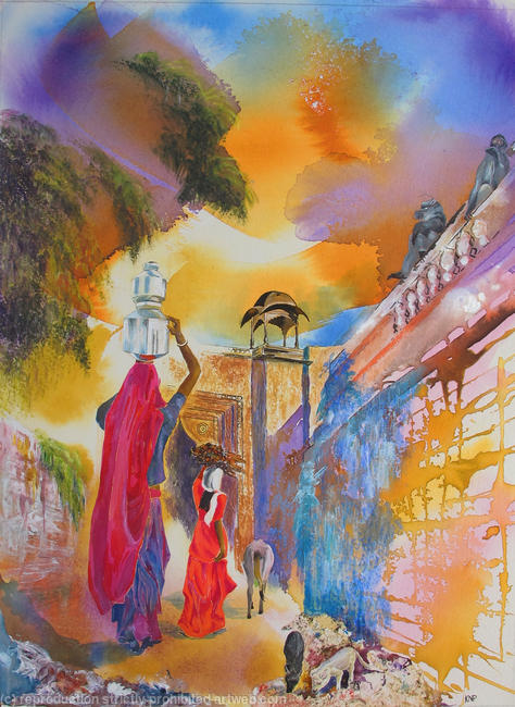 Rajasthan, evening