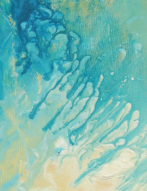 Oil diluted with Zest-It, detail 1