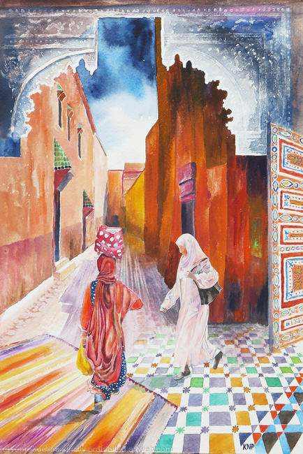 Street Encounter, Marrakesh