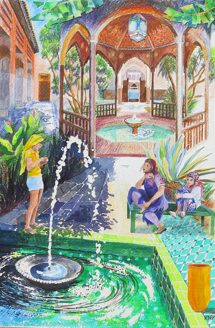 Fountains, Marrakech