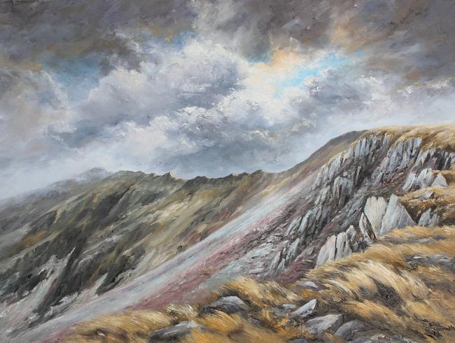 Snowdon from the Llechog cliffs