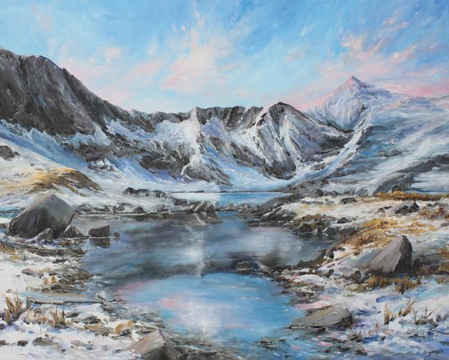 Winter Llyn Llydaw