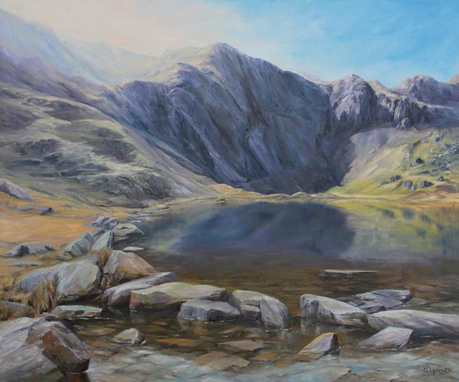 Morning on Llyn Idwal