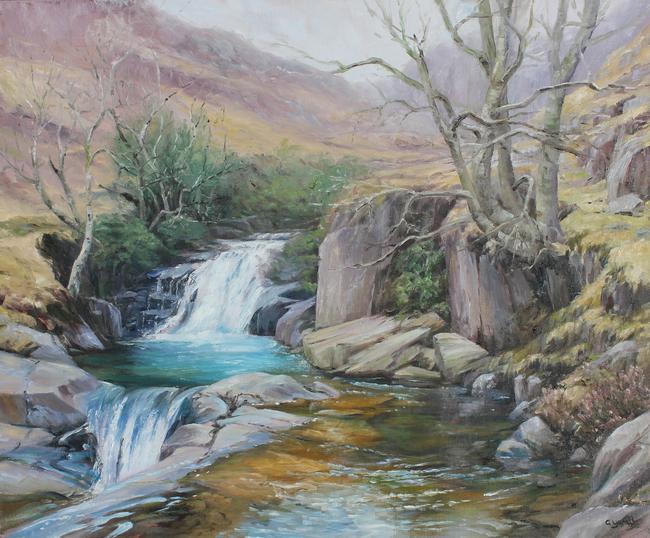 Afon Cwm Llan, Watkin path.