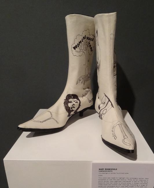 Campaign Boots on show