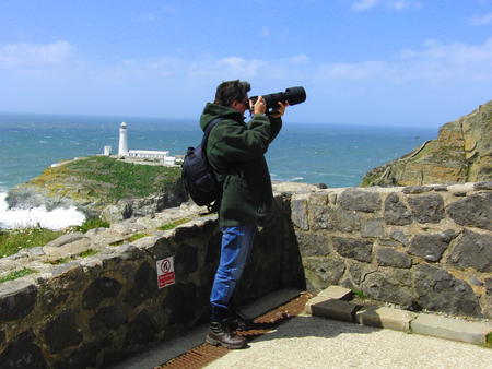 Enjoying the Welsh coast - great birding!