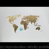 Gold map and sea unicorn