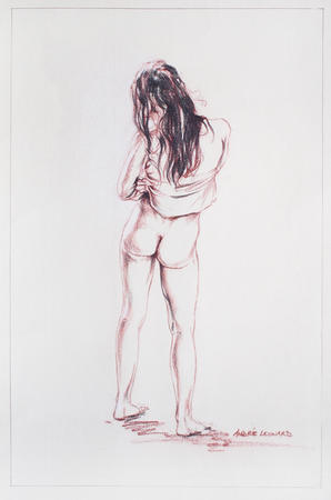 Standing Figure conte study