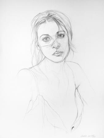 Woman's Head and Shoulders portrait study I