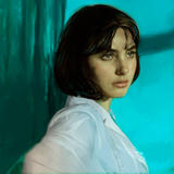 Girl In Blue and Green