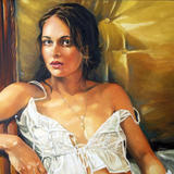 Girl In Ochres And Golds 