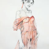 Girl In red Chiffon I