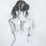 Young Girl With Bunches II Sketch