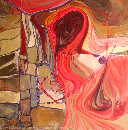 rockpool with permanent rose