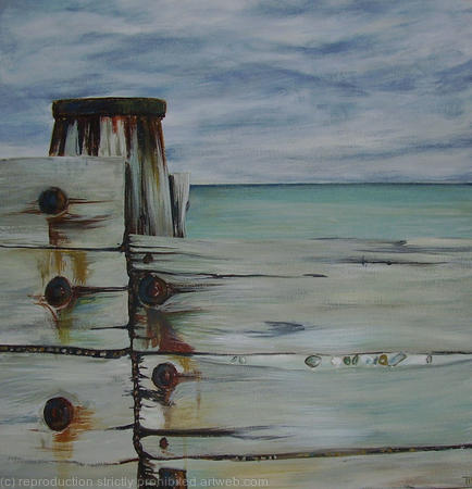 Breakwater with Rust