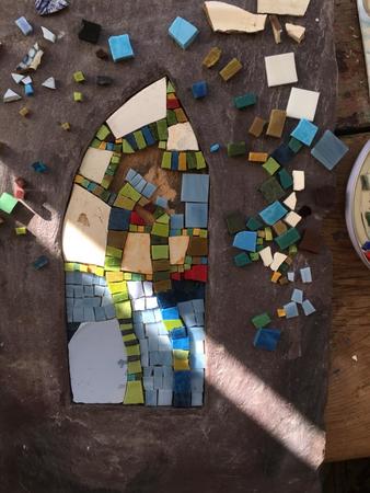 Gothic Blue in progress