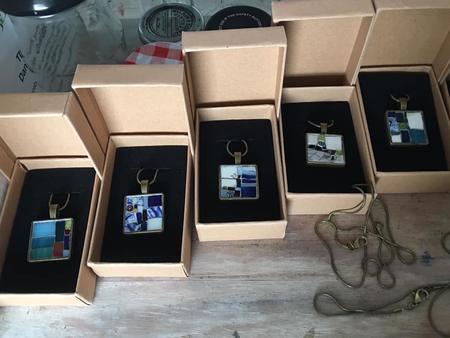  a row of small pendants