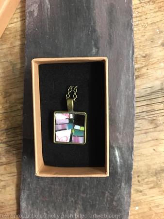 antique bronze small pendant